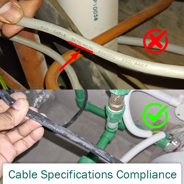 Cable Specifications Compliance